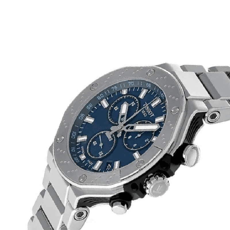 Tissot T-Race Swiss Blue Dial Sporty Men’s Watch- T141.417.11.041.00